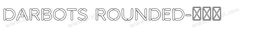 darbots rounded字体转换